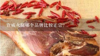 宣威火腿哪個品牌比較正宗？