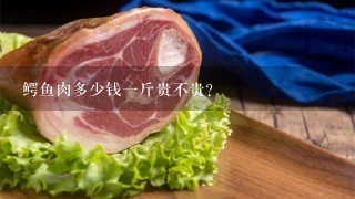 鱷魚肉多少錢1斤貴不貴？