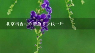 北京稻香村炸帶魚多少錢1斤